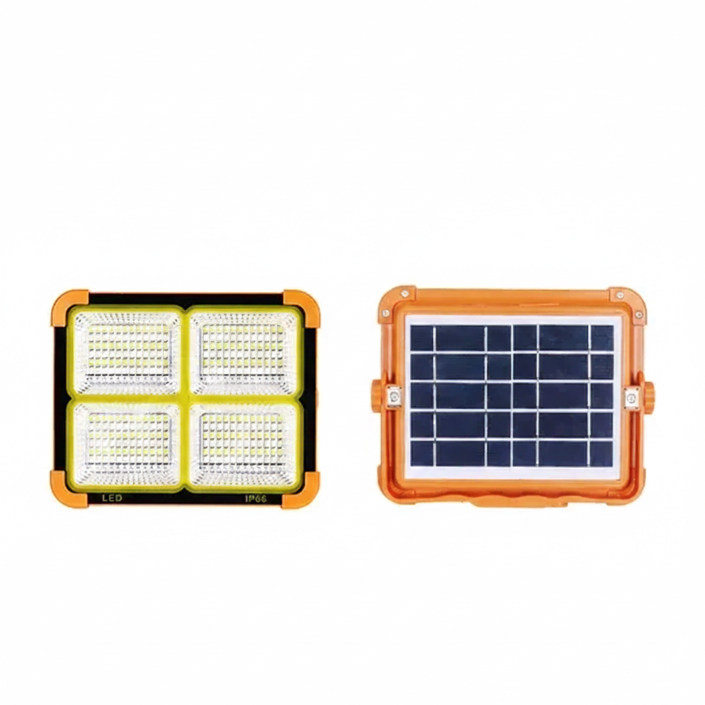 Portable Solar Flood Light – Waterproof Outdoor & Emergency Lamp