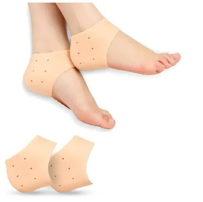 Full Silicone Gel Moisturizing Socks with Essential Oils - Anti-Cracking Foot Care Protector