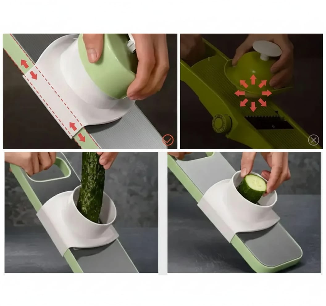 5-in-1 Multi-Blade Vegetable Cutter & Slicer