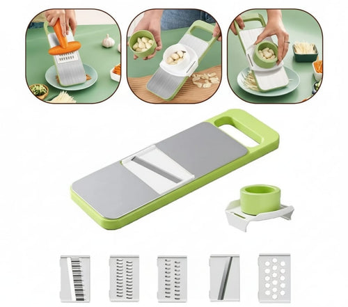 5-in-1 Multi-Blade Vegetable Cutter & Slicer