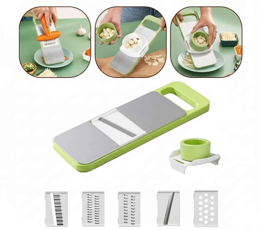5-in-1 Multi-Blade Vegetable Cutter & Slicer